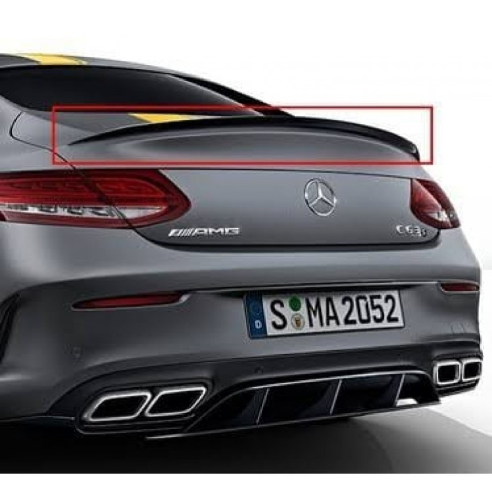 Mercedes W205 Amg Style - Coupe Bagaj Üstü Spoiler 2014-2021